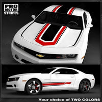 Chevrolet Camaro 2010-2015 Hot Wheels Style Top and Side Stripes