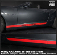 2010 2011 2012 2013 2014 2015 2016 2017 2018 2019 Chevrolet Camaro side
 door
 rocker panel Decals Stripes 152614147115-1