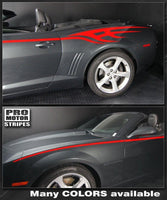 Chevrolet Camaro 2010-2023 Tribal Flame Side Stripes