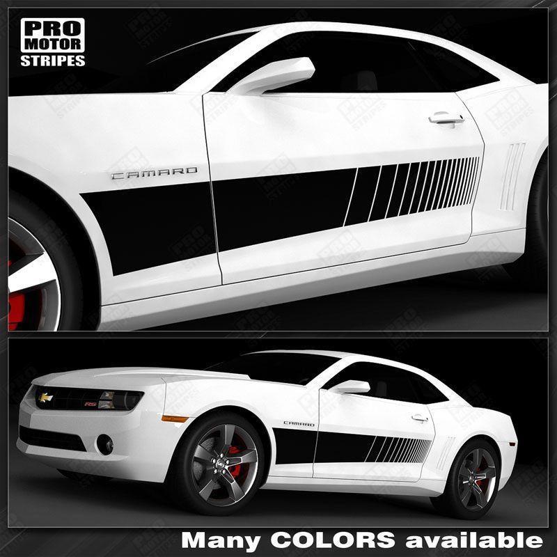thumbnail image 2 of Camaro Rear Quarter Strobe Stripes – 2010-2015 – Choose Color – 3M/Oracal Vinyl – Pro Motor Stripes – Made In USA 2 of 3