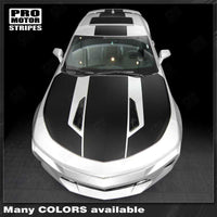 Chevrolet Camaro 2016-2024 Over The Top Stripes Hood, Roof & Rear