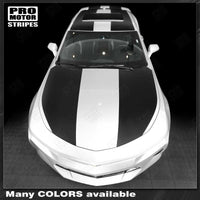 Chevrolet Camaro 2016-2023 Over The Top Stripes Hood, Roof & Rear