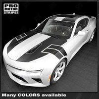 2016 2017 2018 Chevrolet Camaro hood
 side
 trunk
 roof Decals Stripes 132406131414-2