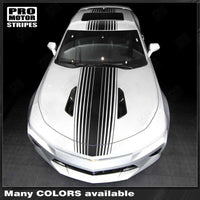 Chevrolet Camaro 2010-2023 Top Strobe Stripes Hood, Roof & Rear