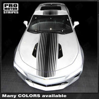 Chevrolet Camaro 2010-2024 Top Strobe Stripes Hood, Roof & Rear