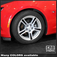Chevrolet Camaro 2016-2024 Wheel Spokes Decals For 18" Stock Rims