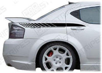 2008 2009 2010 2011 2012 2013 2014 Dodge Avenger side Decals Stripes 152620483434-1