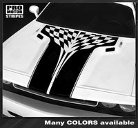 2008 2009 2010 2011 2012 2013 2014 Dodge Challenger hood Decals Stripes 122551586602-1