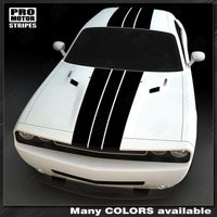 2008 2009 2010 2011 2012 2013 2014 2015 2016 2017 2018 2019 Dodge Challenger hood
 trunk
 roof Decals Stripes 132229425370-1