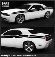 Dodge Challenger 2008-2023 Full Length Side Double Stripes