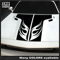 Dodge Challenger 2008-2023 Hood Fire Wings T-Stripes 152588451885 | Pro ...