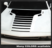Dodge Challenger 2008-2023 Hood Front Strobe T-Stripe Decals