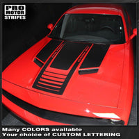 Dodge Challenger 2008-2023 Hood Stripes w/ Optional Text