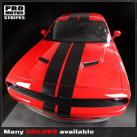 Dodge Challenger 2008-2023 Over The Top Double Stripes