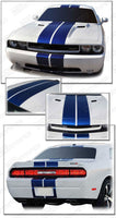 2008 2009 2010 2011 2012 2013 2014 2015 2016 2017 2018 2019 Dodge Challenger hood
 trunk
 bumper
 roof Decals Stripes 152588443084-2