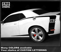 Dodge Challenger 2008-2023 Rear Quarter Side C-Stripes