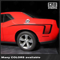 Dodge Challenger 2008-2023 Rear Quarter Side Stripes