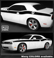 Dodge Challenger 2008-2023 Solid CUDA Side Stripes