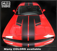 Dodge Challenger 2008-2023 Top Double Stripes Pinstriping