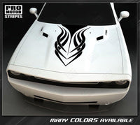 2008 2009 2010 2011 2012 2013 2014 2015 2016 2017 2018 2019 Dodge Challenger hood Decals Stripes 152588455733-1