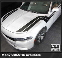 2011 2012 2013 2014 2015 2016 2017 2018 2019 Dodge Charger hood
 side
 door Decals Stripes 122725981030-1