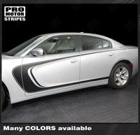 2011 2012 2013 2014 2015 2016 2017 2018 2019 Dodge Charger side
 door
 rocker panel Decals Stripes 152721206566-2