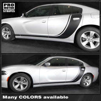 2011 2012 2013 2014 2015 2016 2017 2018 2019 Dodge Charger side
 door
 rocker panel Decals Stripes 152701034038-1