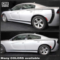 2011 2012 2013 2014 2015 2016 2017 2018 2019 Dodge Charger side
 door
 rocker panel Decals Stripes 152718238220-1