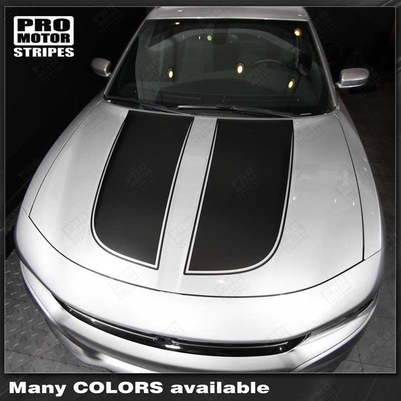 2015 2016 2017 2018 2019 Dodge Charger hood Decals Stripes 122725863430-1
