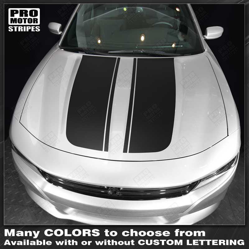 2015 2016 2017 2018 2019 Dodge Charger hood Decals Stripes 152718304359-1