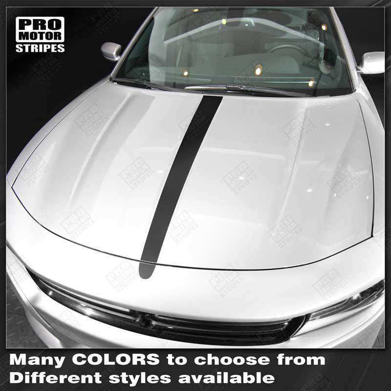 2015 2016 2017 2018 2019 Dodge Charger hood Decals Stripes 122727598538-1