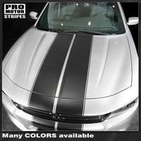 Dodge Charger 2015-2023 Over the Top Double Stripes /w Pinstripes