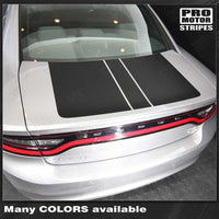 2015 2016 2017 2018 2019 Dodge Charger hood
 trunk
 roof Decals Stripes 132341999774-2
