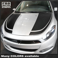 2013 2014 2015 2016 2017 2018 Dodge Dart hood Decals Stripes 132349230809-1