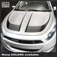 Dodge Dart 2013-2018 Hood Accent Strobe Stripes