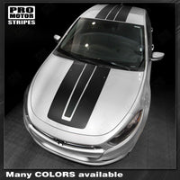 2013 2014 2015 2016 2017 2018 Dodge Dart hood
 trunk
 roof Decals Stripes 152731108273-1