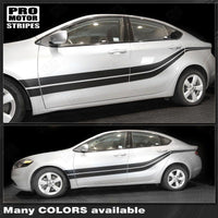Dodge Dart 2013-2018 Side Double Stripes Accent Decals