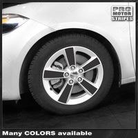 Dodge Dart 2013-2018 - Wheel Spoke Overlay Decals for 16" Rims