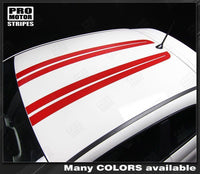 2007 2008 2009 2010 2011 2012 2013 2014 2015 Fiat 500 hood
 roof Decals Stripes 152588450866-2