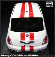 2007 2008 2009 2010 2011 2012 2013 2014 2015 Fiat 500 hood
 bumper
 roof Decals Stripes 122551585400-2