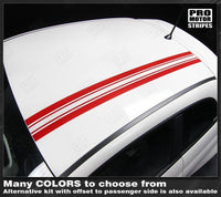 2007 2008 2009 2010 2011 2012 2013 2014 2015 Fiat 500 hood
 roof Decals Stripes 132257491929-3