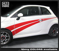 Fiat 500 2007-2015 Rally Double Side Stripes