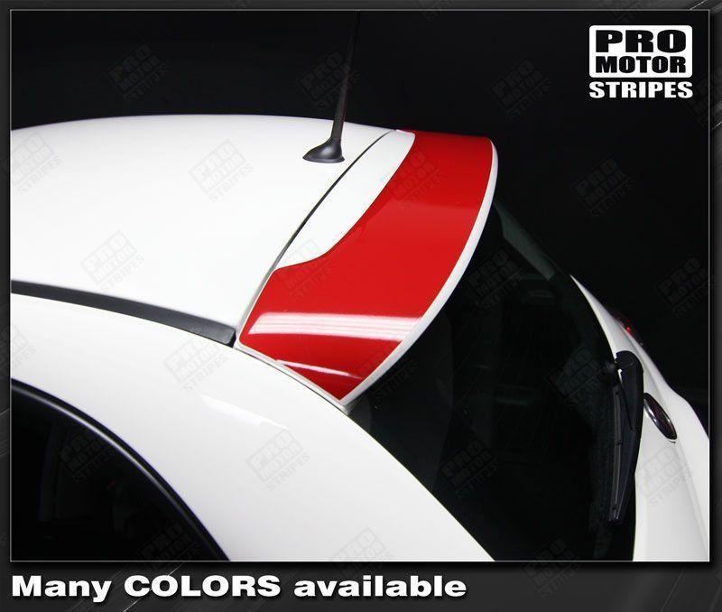 Fiat 500 2007-2015 Sport Spoiler Wing Top Highlight Stripe Decal 12259