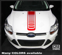 2011 2012 2013 2014 Ford Focus hood Decals Stripes 152588456751-2