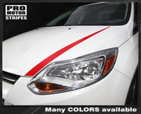 Ford Focus 2011-2014 Hood Accent Spear Stripes