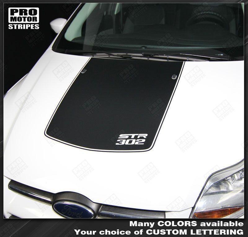 2011 2012 2013 2014 Ford Focus hood Decals Stripes 122551589886-1