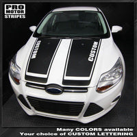 Ford Focus 2011-2014 Hood Accent Stripes