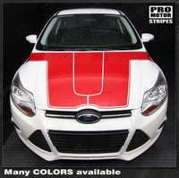 2011 2012 2013 2014 Ford Focus hood
 side
 door Decals Stripes 152588449596-2
