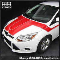 Ford Focus 2011-2014 Hood to Side Accent Stripes