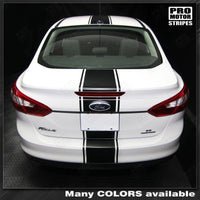 2011 2012 2013 2014 Ford Focus hood
 trunk
 bumper
 roof Decals Stripes 152588451891-2